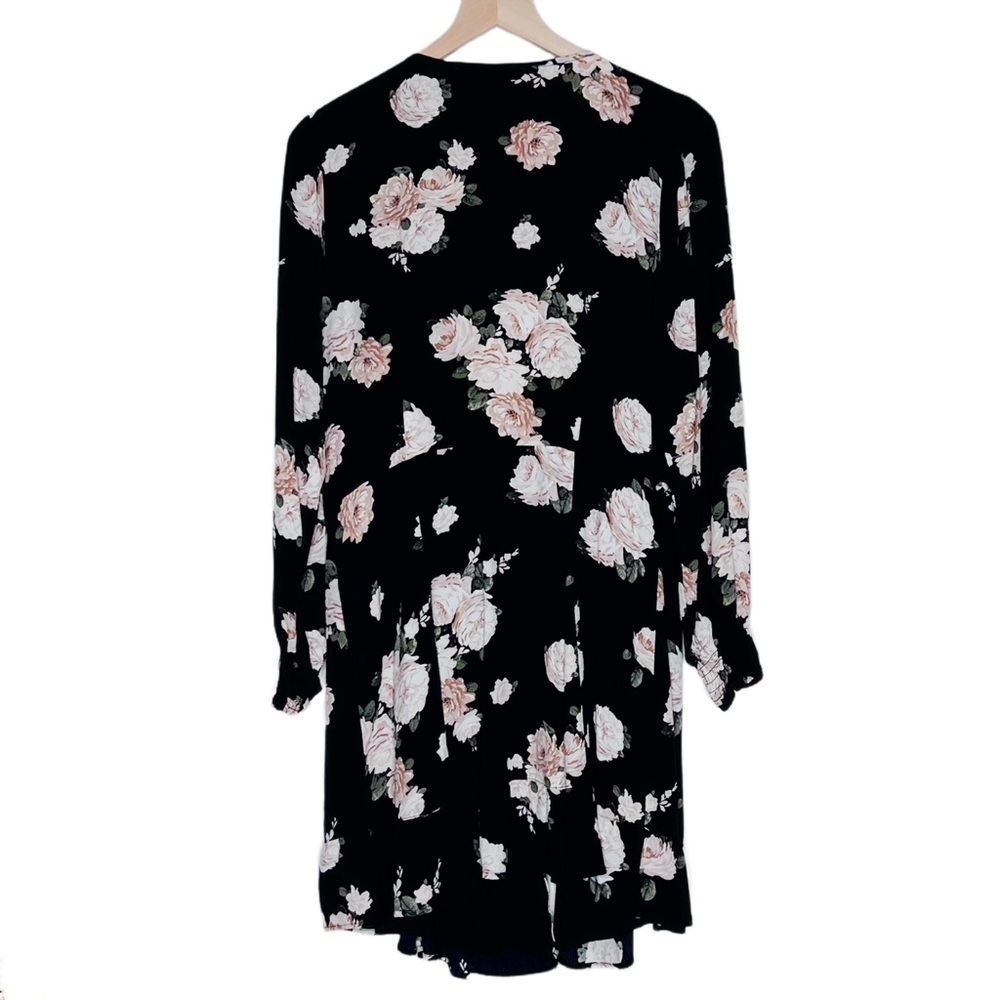 Abercrombie Tea Rose Tie Front Kimono - Size Large - Picture 5 of 7